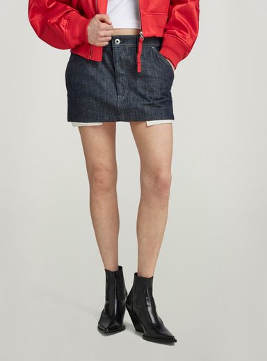 Denim Mini Skirt